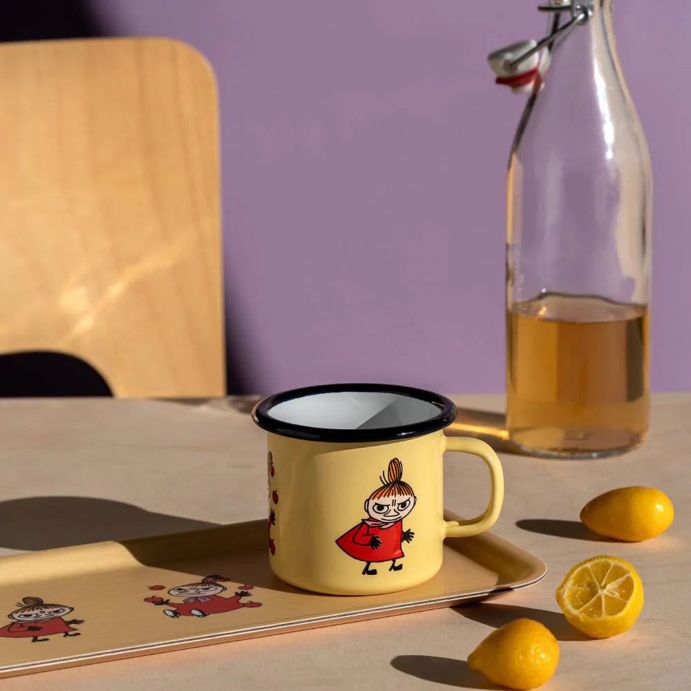 Little My Retro Mug 2,5dl Yellow - Image 8