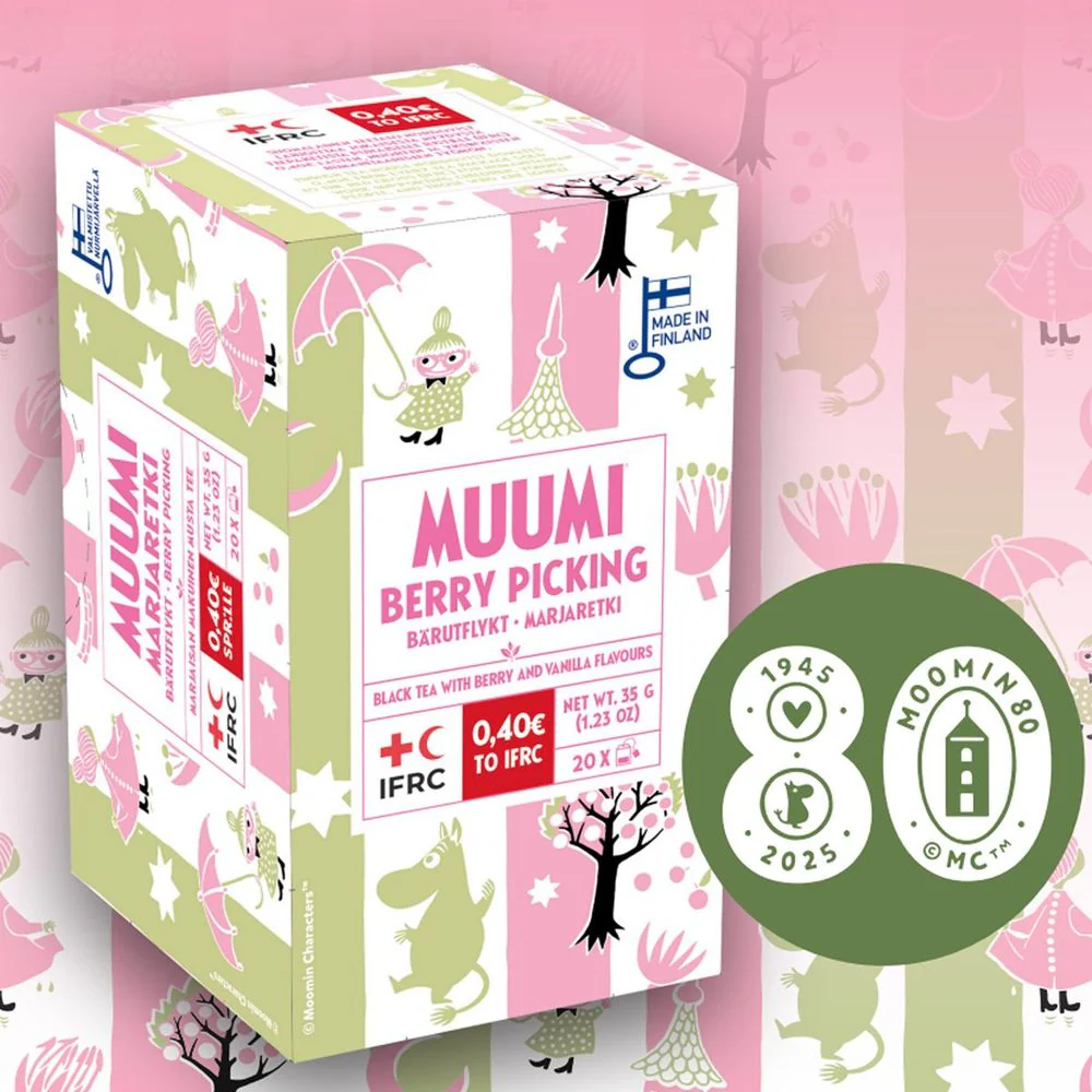 Moomin Berry Picking Bagged Tea 20-pack - Image 3
