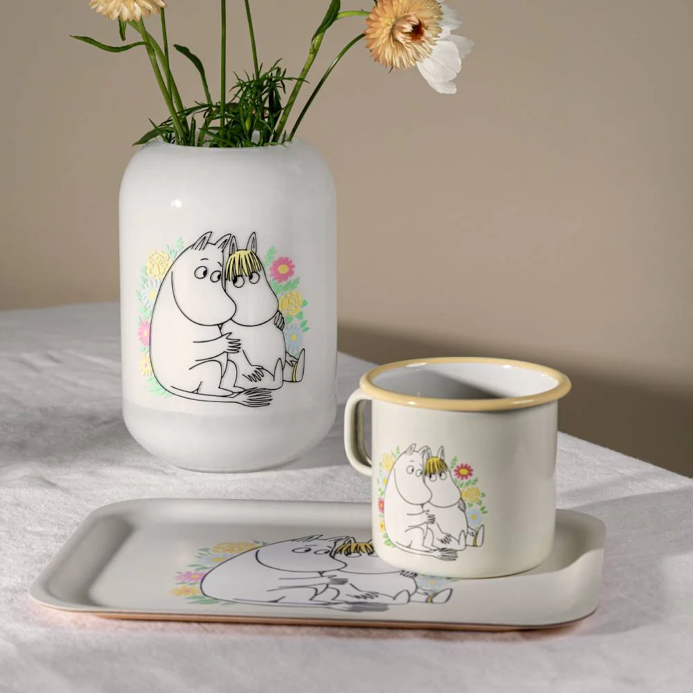 Moomin Flowers Mug White 5,5dl - Image 4