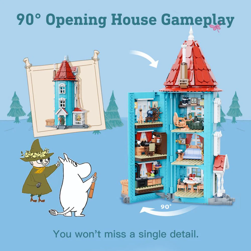 Moominhouse Building Block Model - Image 7