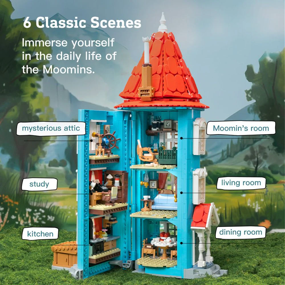 Moominhouse Building Block Model - Image 8