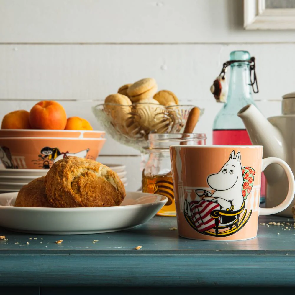 Moominmamma Plate 19cm Peach - Image 4