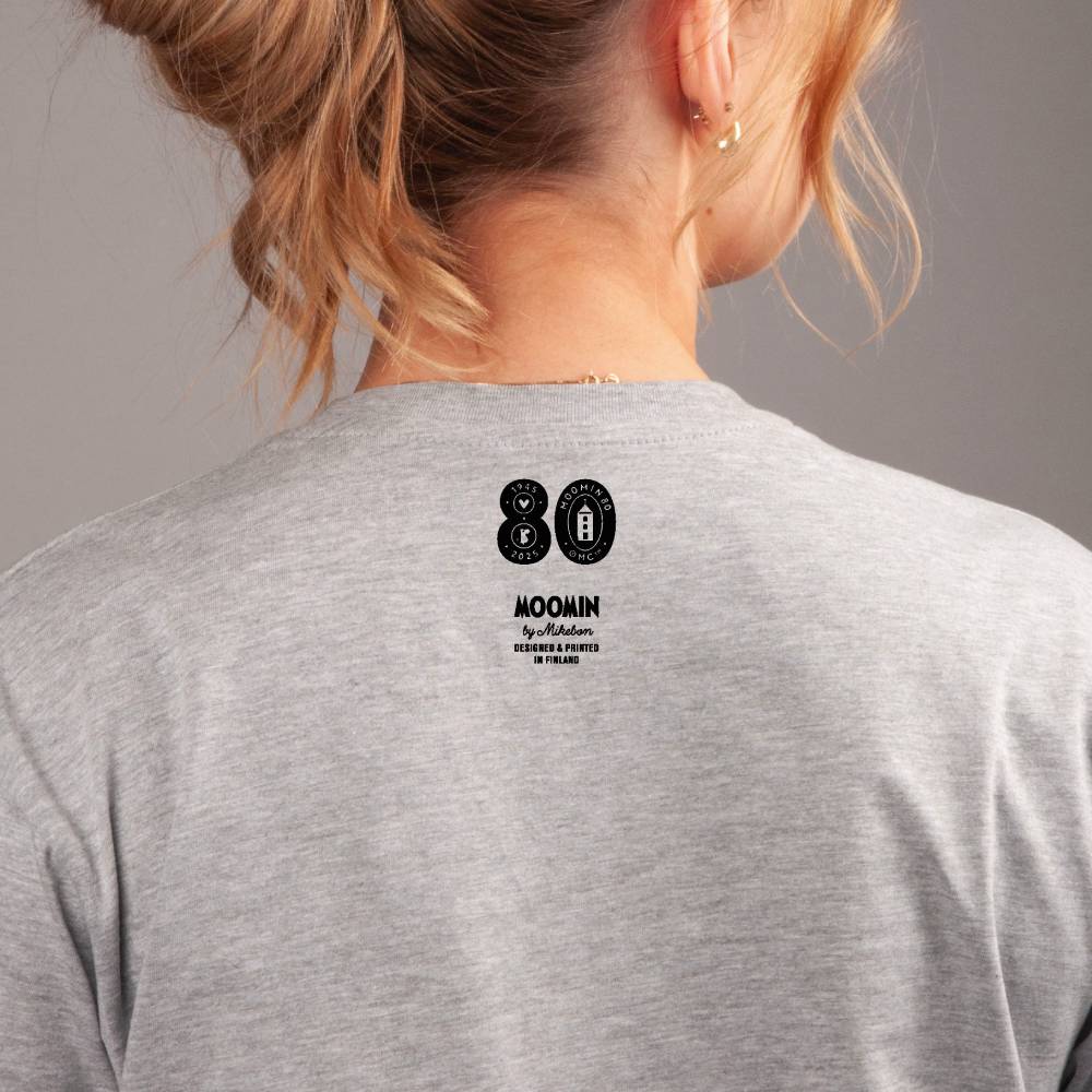 Moominpappa Believed T-shirt Grey - Image 3