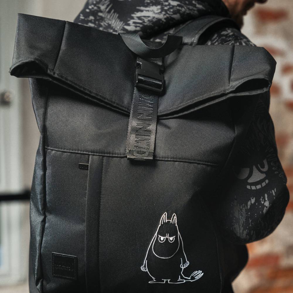 Moomintroll Angry Backpack Black - Image 7