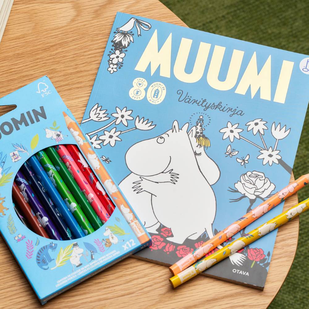 Moomintroll Colouring Pencils Jumbo 12-set - Image 4