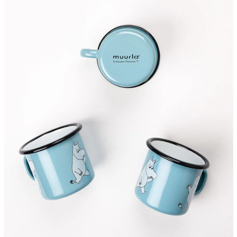 Moomintroll Retro Mug 2,5dl Blue - Image 4