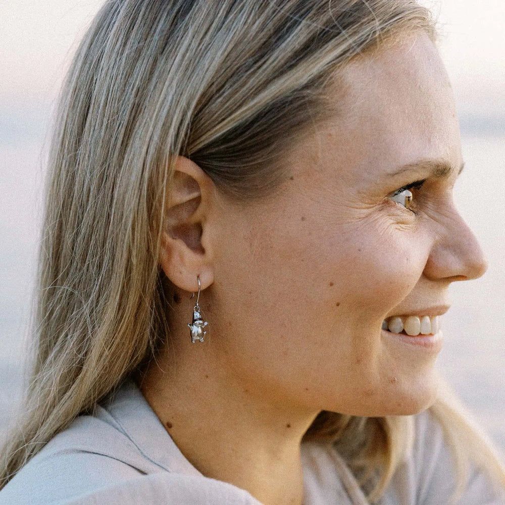 Moomintroll Earrings Sterling Silver - Image 4